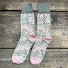 Women's William Morris Daisy Cotton Socks
