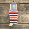 Signature Stripe Cotton Socks, Yellow