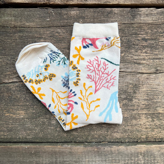 Women's Coral Cotton Socks