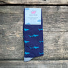 Shark Bait Socks, Navy