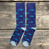 Shark Bait Socks, Navy