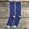 Anchor Socks, Navy