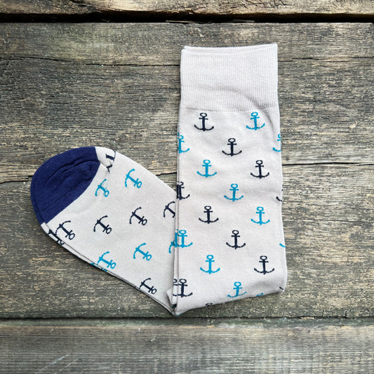 Anchor Socks, Beige