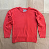 Cotton Crew Jersey Sweater, Sunset Red