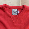 Cotton Crew Jersey Sweater, Sunset Red