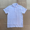 Short Sleeve Supima Jersey Polo Tee, White