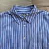 Florence Striped Shirt Dress in Poplin, Blue Multi Stripe