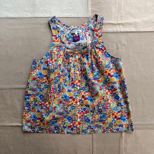 Sidney Floral Top in Liberty Fabric, Margaret Annie