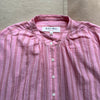 Nina Striped Popover in Double Gauze, Pink