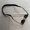 The Original Leather Sunglass Strap, Black Stitched Leather