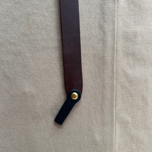 The Original Leather Sunglass Strap, Dark Brown Waxed Leather