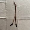 Knotted Leather Sunglass Strap, Light Brown Waxed Leather