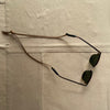 Knotted Leather Sunglass Strap, Light Brown Waxed Leather
