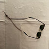 Knotted Leather Sunglass Strap, Dark Brown Waxed Leather