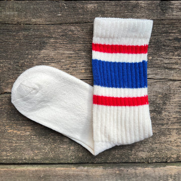 The Retro Stripe, Royal/Red