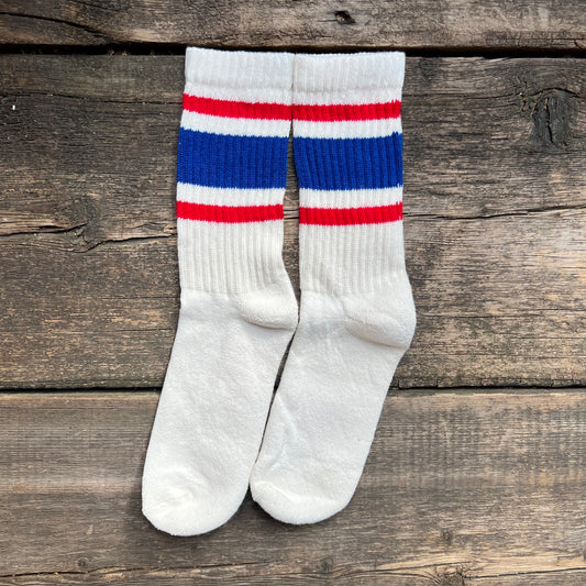 The Retro Stripe, Royal/Red