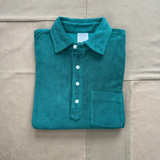 Terry Cloth Polo, Green