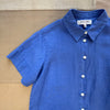 Maddie Shirt in Linen, Ultramarine