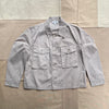 Women's Crop Camp Shirt Jacket, Khaki