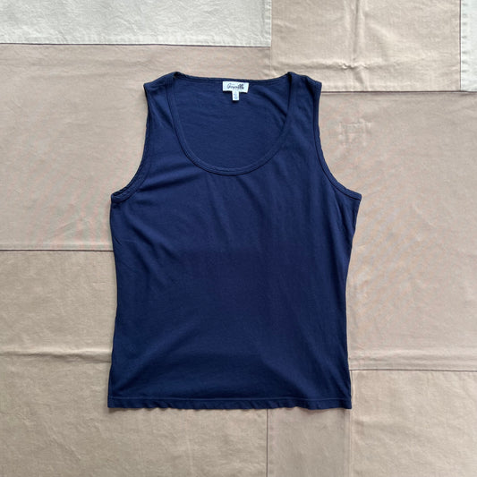 Women's Classic Organic Cotton Hemp Tank, Navy