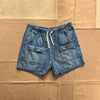 Women's Denim Fatigue Shorts