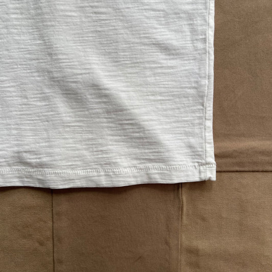 Women's Short-Sleeve Slub T-shirt, White