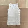 Ribbed Tank, White
