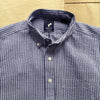 Striped Short Sleeve Seersucker Popover, Harbor Blue/White