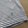 Striped Slub Cotton Pocket T-Shirt