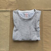 Striped Slub Cotton Pocket T-Shirt