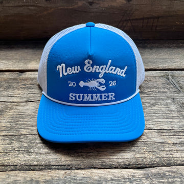 New England Summer Hat, Cobalt