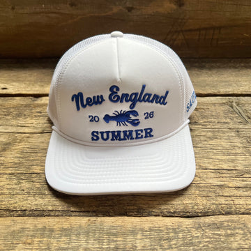 New England Summer Hat, White