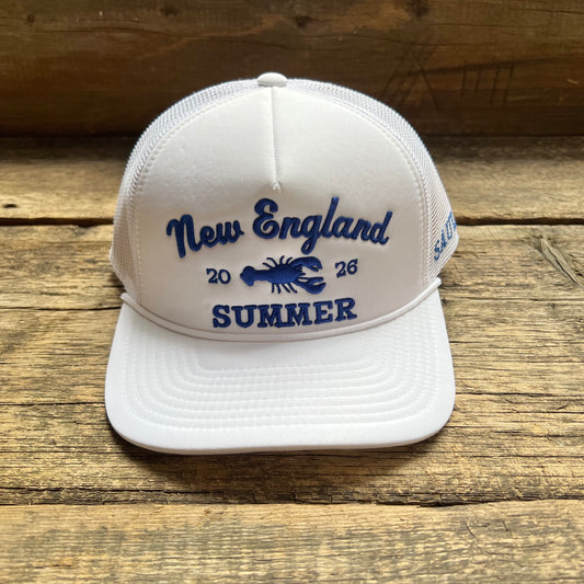 New England Summer Hat, White