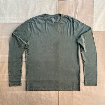 Long Sleeve Supima Crew Tee, Basil