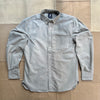 Modern Long Sleeve Oxford Shirt, Grey