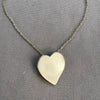 Kate Brass Heart Necklace