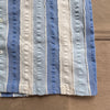Peer Jacquard Short Sleeve Shirt, Blue/Cloud