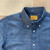Classic Long Sleeve Button Down Shirt, Indigo
