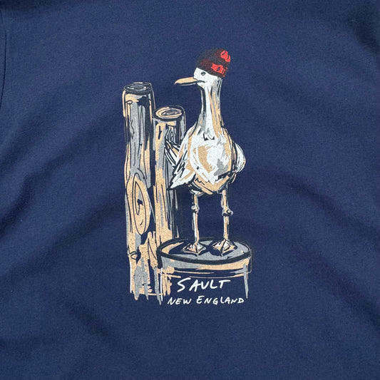 Kids Gulliver the Seagull T-shirt, Navy