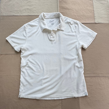 Riviera Terry Polo, White