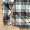 Women's Long-Sleeved Organic Cotton Fjord Flannel Shirt, Guides: Nouveau Green