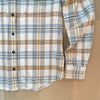 Women's Long-Sleeved Organic Cotton Fjord Flannel Shirt, Fields: Natural