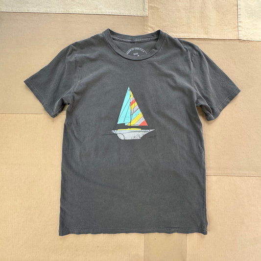 Sault Sailboat T-shirt, Charcoal