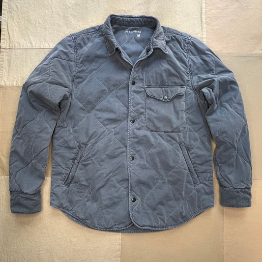 Flight Quilted Shirt Jacket, Navy