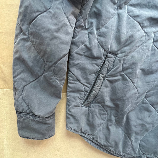 Flight Quilted Shirt Jacket, Navy