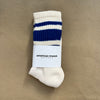 Retro Stripe Sock, Blue Star