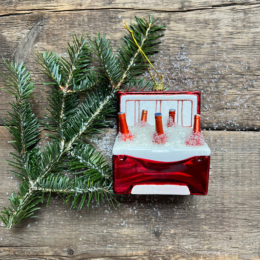 Cooler of Beer Glass Ornament