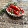 Lobster Dinner Glass Ornament