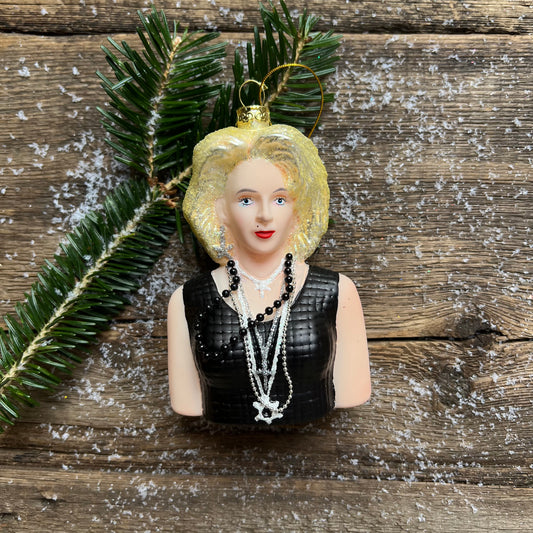 Madonna Glass Ornament