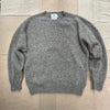 Brushed Wool Crew Sweater, Oyster